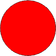 Circulo de color rojo para identificar la Alerta Roja.